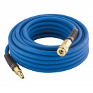 Estwing E1450Pvcr 1/4"" X 50' Pvc / Rubber Hybrid Air Hose With Brass 1/4"" Npt Industrial F