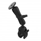 RAM Mounts RAP-404-202U Tough-Claw Medium Clamp Double Ball Mount with Round Plate with Me
