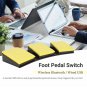 USB Foot Pedal, Mechanical Wireless Bluetooth USB Triple Foot Pedal Switch Program Customi