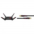 ASUS ROG Rapture WiFi 6 AX Gaming Router (GT-AX6000) & ASUS ROG Cat7 Ethernet Cable 