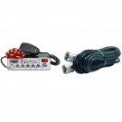 Pc68Ltx 40-Channel Cb Radio With Pa/Cb Switch, Silver & Roadpro Rp-18Cc Rg-58A/U Coaxial C
