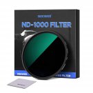 Neewer 72mm ND1000 ND Lens Filter, Neutral Density Lens Filter with 10-Stop Optical Glass 