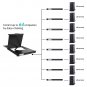 8 Port Kvm Switch Vga W/ 19'' Lcd Monitor & 8 Kvm Cable, 1280X1024 1U Rack Mount Lcd Kvm C