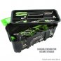 22160 19"" Tool Box With Removable Tool Tray, Security Slot For Padlocks, Easy Access Tool 