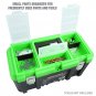 22160 19"" Tool Box With Removable Tool Tray, Security Slot For Padlocks, Easy Access Tool 
