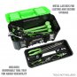 22160 19"" Tool Box With Removable Tool Tray, Security Slot For Padlocks, Easy Access Tool 