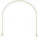 7.8Ft Large Size Metal Gold Semi-Circular Balloon Arch Stand With Bases For Wedding, Brida