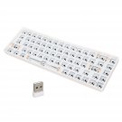 65% Custom Gaming Keyboard, 64 Keys Wireless 2.4G/Bt 5.0 Modular Diy Mechanical Keyboard K