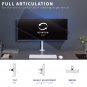 VIVO Single 13 to 38 inch LCD Monitor Heavy Duty Desk Mount Stand, Holds 1 Standard to Ult