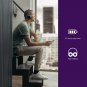 PHILIPS H9505 Hybrid Active Noise Canceling (ANC) Over Ear Wireless Bluetooth Pro-Performa