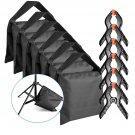 Neewer 6-Pack Heavy Duty Sandbag (Black) for Photo Studio Light Stands Boom Arms with 6-Pa