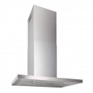 Bwt2304Ss 30-Inch Wall-Mount Convertible Chimney-Style T-Shape Range Hood With 3-Speed Exh