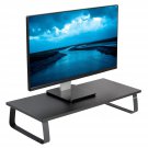 VIVO 24 inch Monitor Stand, Wood & Steel Desktop Riser, Screen, Keyboard, Laptop, Small TV