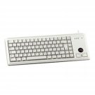 Cherry Ultraslim G84. 4420 Keyboard . Cable . Light Gray . Ps/2 . 83 Keytrackball . Mouse