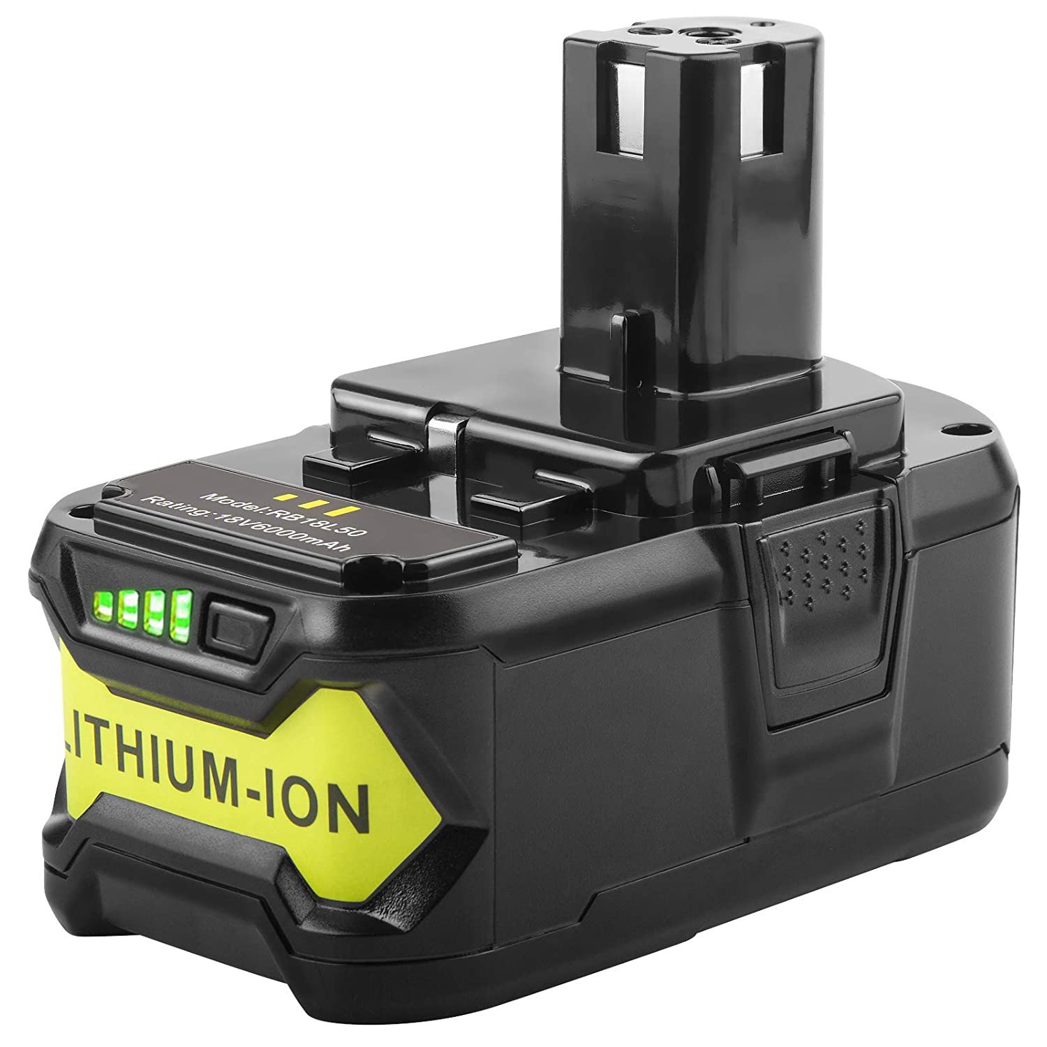 Upgrade 18V 6.0Ah P108 Battery Replacement For Ryobi 18 Volt Battery