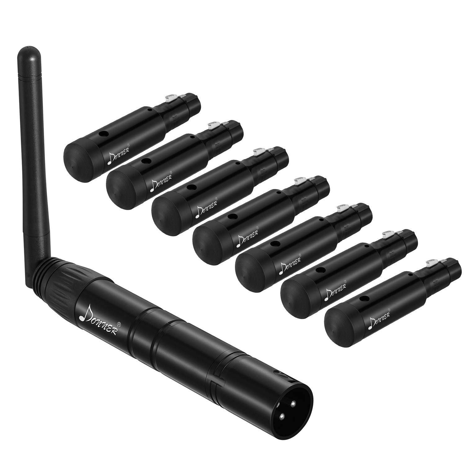 Wireless Dmx512 Transmitter Receiver Dj 2.4G Dmx Wireless Controller 7 Receivers With Buil
