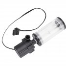 Water Cooling Tank With Pump, G1/4 19W Sc600 Acrylic Computer Diy Water Cooling Tank Cylin
