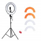 Neewer RL-12 LED Ring Light 14"" outer/12"" on Center with Light Stand, Color Filter, Phone 