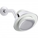 Moxie Alexa Enabled Showerhead, Bluetooth Shower Speaker, Shower Radio, Rechargeable Speak