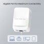 Powerline Wifi Extender (Av1000) - Powerline Adapter With Dual Band Wifi, Gigabit Port, Pl