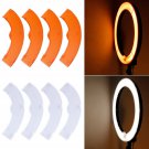Neewer Orange and White Color Filter Set for Neewer 18 inches/48 Centimeters 75W 600W 5500