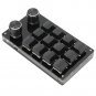 Programmable Keyboard, 12 Keys, One Handed Macro Mechanical Keyboard, Memory Function, Typ