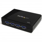 StarTech.com 4-Port USB 3.0 SuperSpeed Hub with Power Adapter - 5Gbps - Portable Multiport