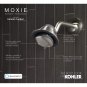 Moxie Alexa Enabled Showerhead, Bluetooth Shower Speaker, Shower Radio, Rechargeable Speak