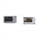 Breville BMO650SIL the Compact Wave Soft Close Countertop Microwave Oven, Silver & BOV845B