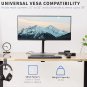 VIVO Full Motion Single VESA Monitor Desk Mount Stand with Double Center Arm Joint, Holds 