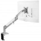 VIVO Space Saving Single 17 to 32 inch Pneumatic Spring Arm, Aluminum Clamp-on Desk Mount 