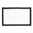 Hd Projector Screen, 200 Inch 16:9 Foldable Wall Mount Outdoor Indoor Film Movie Projector