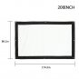 Hd Projector Screen, 200 Inch 16:9 Foldable Wall Mount Outdoor Indoor Film Movie Projector