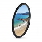 55Mm Uv Protection Filter, 19 Multi-Coated Layer Mc Uv Filter For Sony A6600 A6500 A6400 W