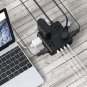 Power Strip With 4 Usb Ports, 5 Ft Extension Cord Flat Plug With 8 Outlets, Wall Mountable