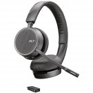 Plantronics - Voyager 4220 UC USB-C (Poly) - Bluetooth Dual-Ear (Stereo) Headset - Connect