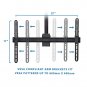 Full Motion Tv Ceiling Mount | Adjustable Height Bracket For Flat Screen Tv | Fits Up To 7