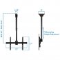 Full Motion Tv Ceiling Mount | Adjustable Height Bracket For Flat Screen Tv | Fits Up To 7