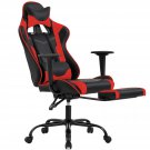 Gaming Chair Office Chair Ergonomic Desk Chair with Footrest Arms Lumbar Support Headrest