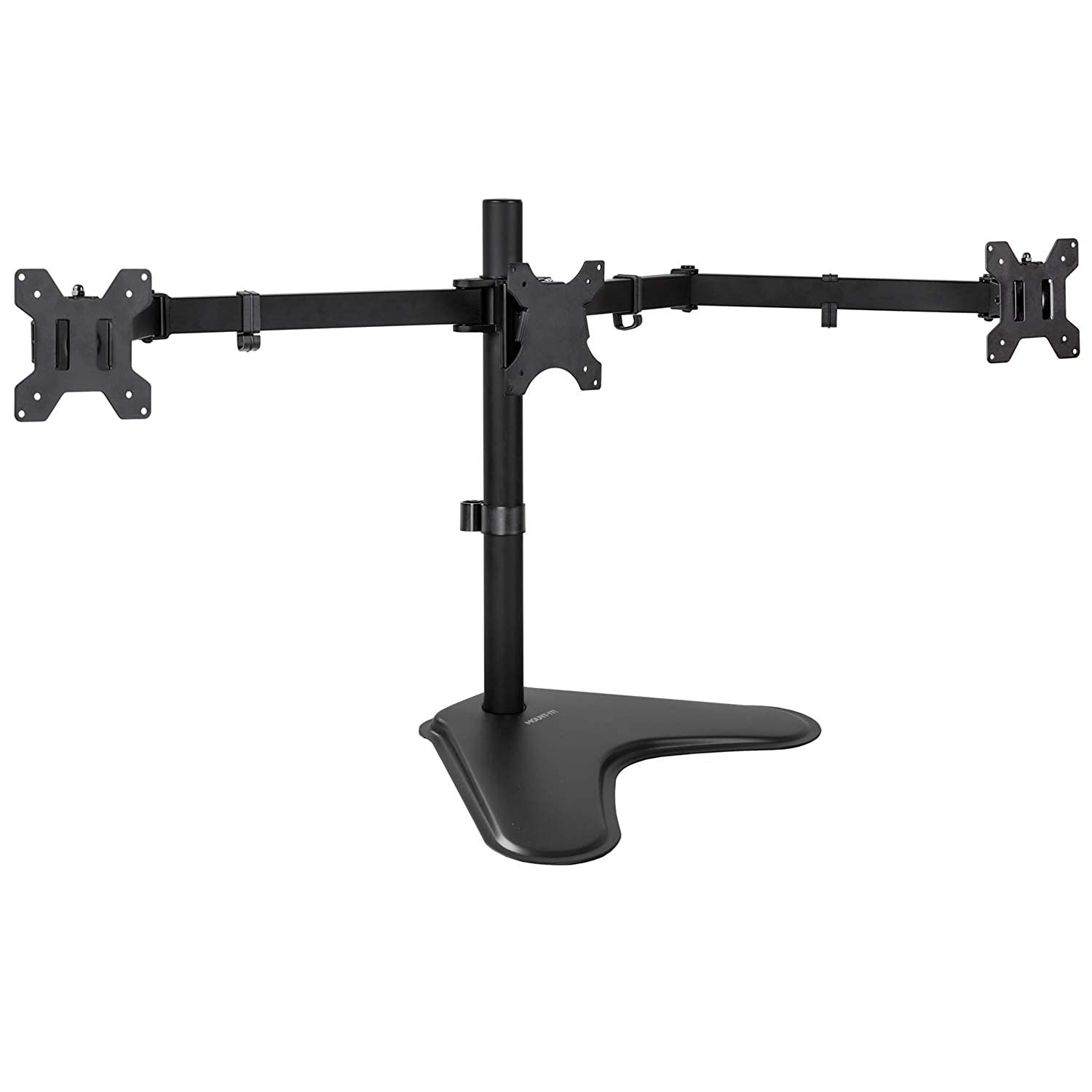 Triple Monitor Stand | 3 Monitor Stand Fits 19 20 21 22 23 24 Inch Computer Screens | Free