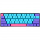 Wired 60% Mechanical Gaming Keyboard,61 Mini Rgb Cherry Mx Switch Pbt Keycaps Nkro Program