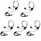 Overhead Walkie Talkie Headset With Boom Mic, Compatible Rt22 Rt21 H-777 Rt68 H-777S Rt22S