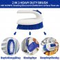 5 Pack Kitchen Scrub Brush Set With Ergonomic Handle, Deep Cleaning Brushes With Hanging H