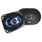 Pyle 4'' x 6'' Three Way Sound Speaker System - Pro Mid Range Triaxial Loud Audio 240 Watt