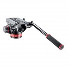 Manfrotto Video Head with Flat Base and Fixed Lever, Video Head for Compact Video Cameras 
