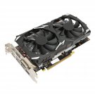 Rx580 8Gb Graphics Card, 256Bit 1284/7000Mhz Gddr5 Computer Graphics Card With Dual Fans, 