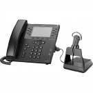 Plantronics - Voyager 4245 Office (Poly) - Bluetooth Convertible Headset with 3 Wearing St