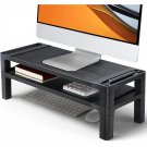 HUANUO Monitor Stand Computer Riser, Monitor Stand for Desk with Adjustable Height and 2 P