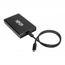 Tripp Lite USB 3.1 Gen 2 (10 Gbps) SATA SSD / HDD to USB C, USB Type C Enclosure Adapter w