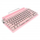 Typewriter Keyboard, Retro Keyboard, 83 Keys Blue Switch Bluetooth5.0, Typewriter Mechanic
